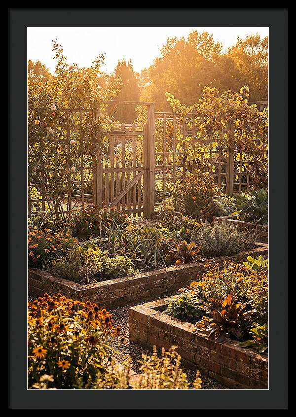Victorian Kitchen Garden Serenity