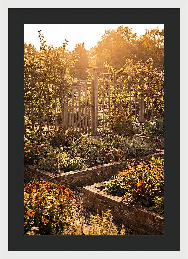 Victorian Kitchen Garden Serenity