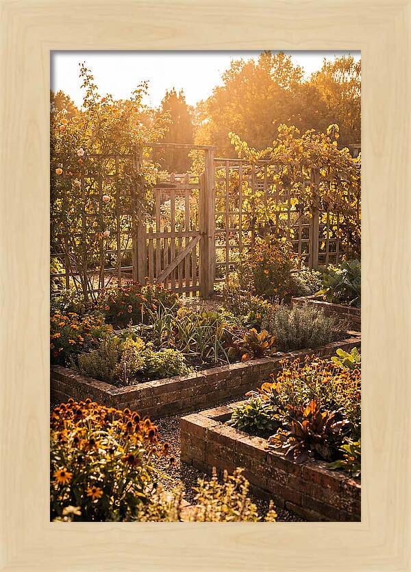 Victorian Kitchen Garden Serenity