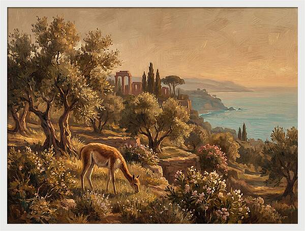 Vicu In A Mediterranean Landscape