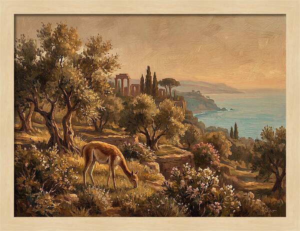 Vicu In A Mediterranean Landscape