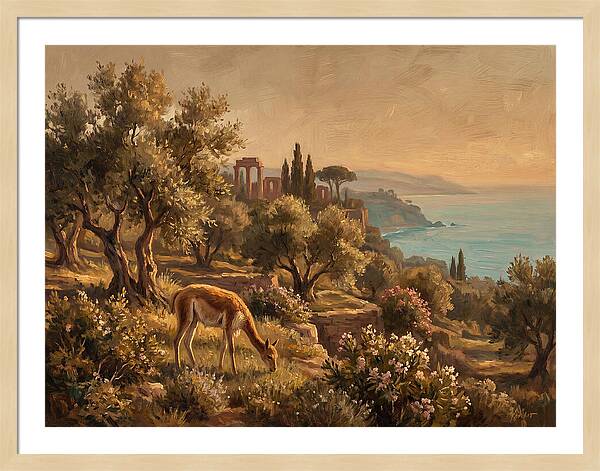 Vicu In A Mediterranean Landscape