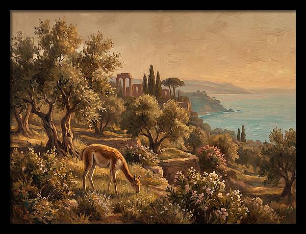 Vicu In A Mediterranean Landscape