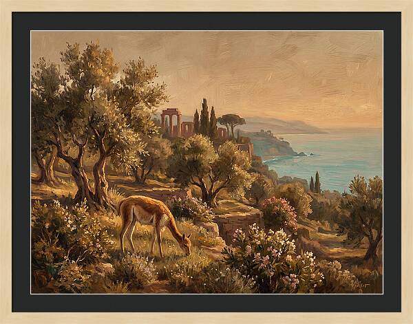 Vicu In A Mediterranean Landscape