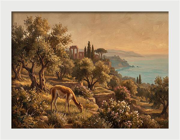 Vicu In A Mediterranean Landscape