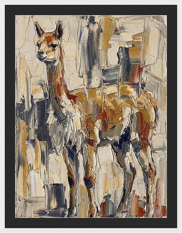 Vicua In Palette Knife Style