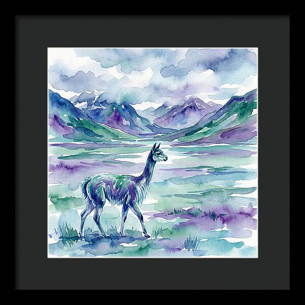 Vicua In Serene Landscape