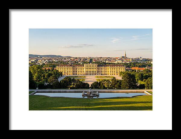 Vienna From Gloriette At Schonbrunn