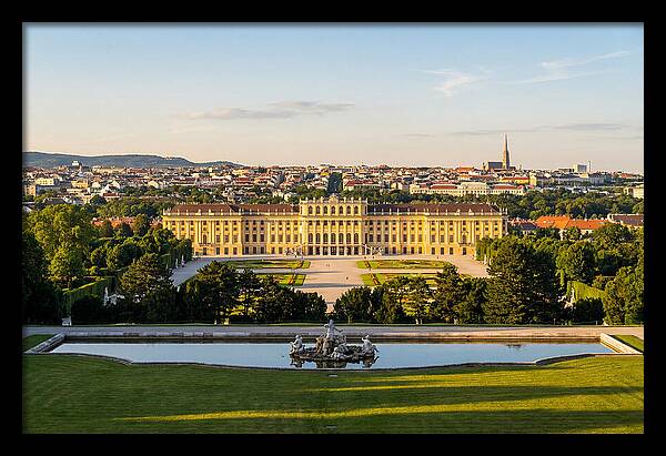 Vienna From Gloriette At Schonbrunn