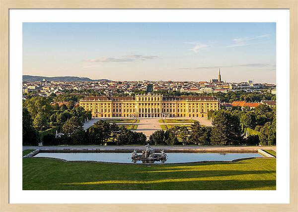 Vienna From Gloriette At Schonbrunn