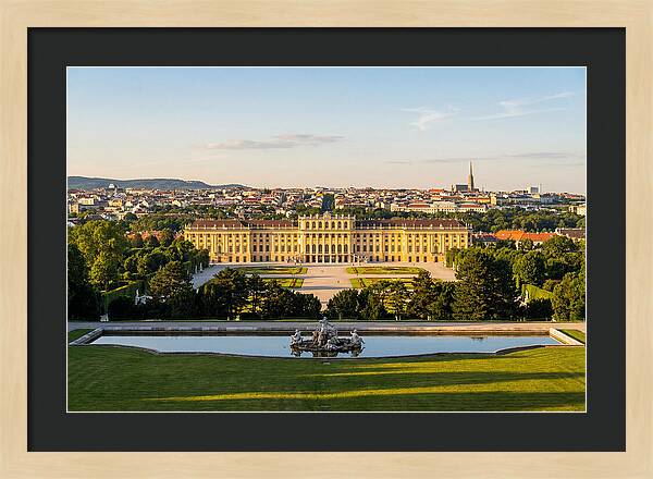 Vienna From Gloriette At Schonbrunn