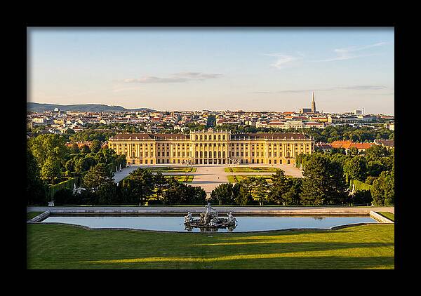 Vienna From Gloriette At Schonbrunn