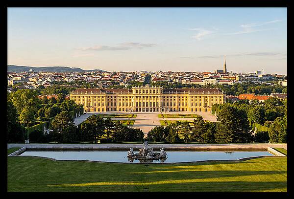 Vienna From Gloriette At Schonbrunn