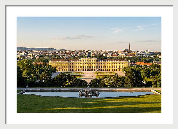 Vienna From Gloriette At Schonbrunn