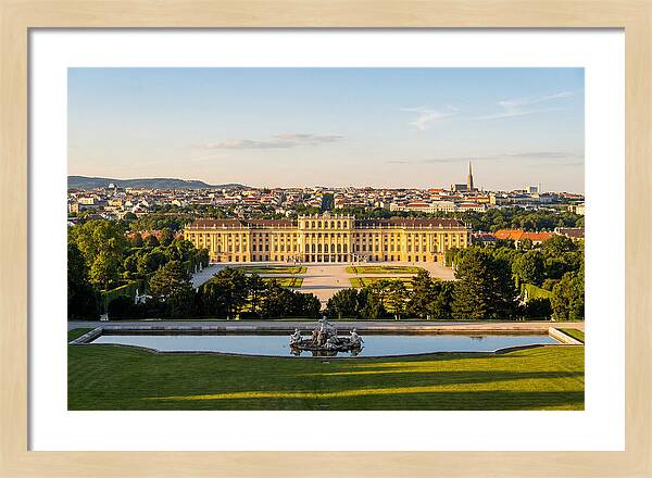 Vienna From Gloriette At Schonbrunn