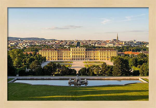 Vienna From Gloriette At Schonbrunn