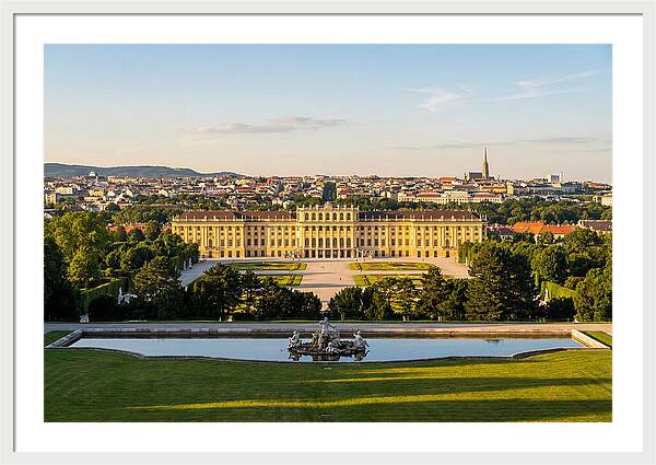 Vienna From Gloriette At Schonbrunn