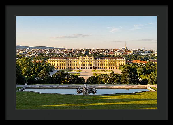 Vienna From Gloriette At Schonbrunn