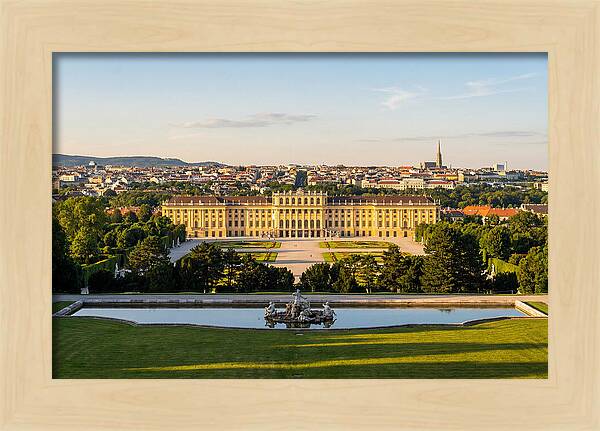 Vienna From Gloriette At Schonbrunn