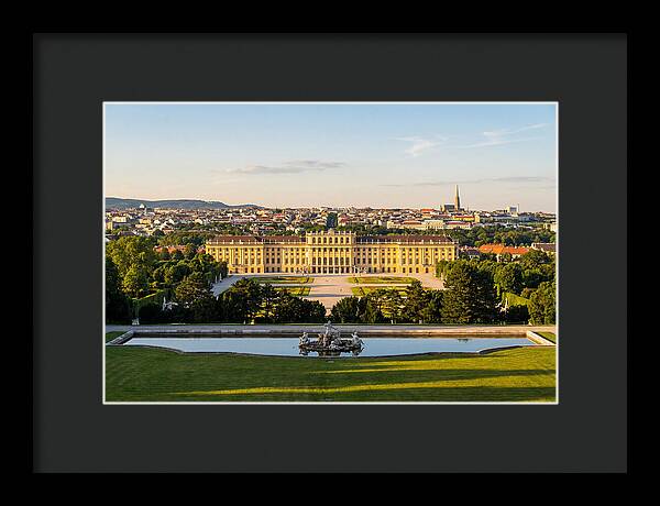 Vienna From Gloriette At Schonbrunn