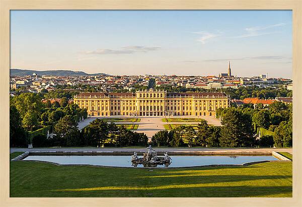 Vienna From Gloriette At Schonbrunn