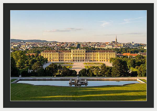 Vienna From Gloriette At Schonbrunn