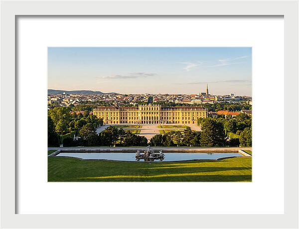 Vienna From Gloriette At Schonbrunn