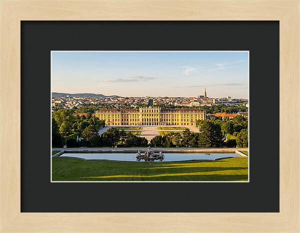 Vienna From Gloriette At Schonbrunn