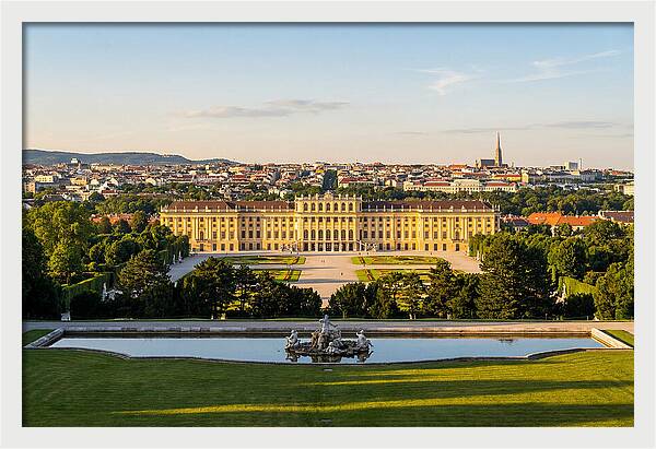Vienna From Gloriette At Schonbrunn