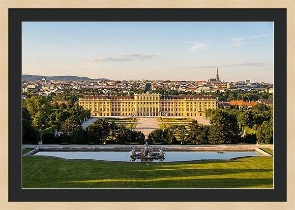 Vienna From Gloriette At Schonbrunn