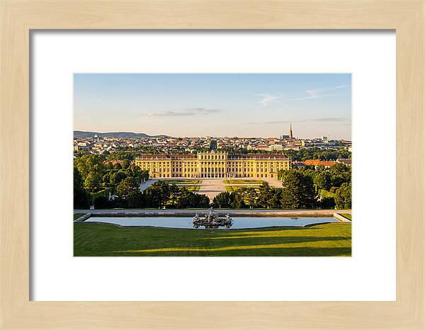 Vienna From Gloriette At Schonbrunn
