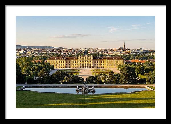 Vienna From Gloriette At Schonbrunn