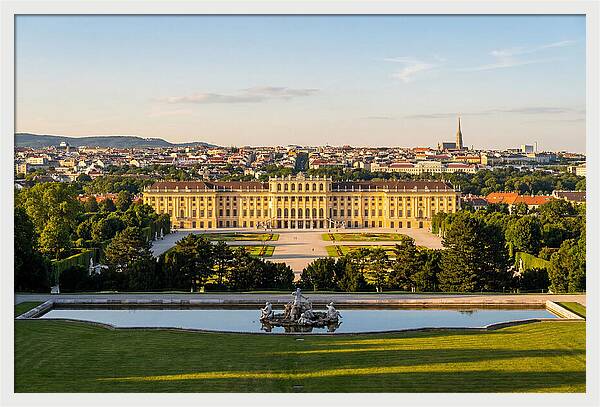 Vienna From Gloriette At Schonbrunn