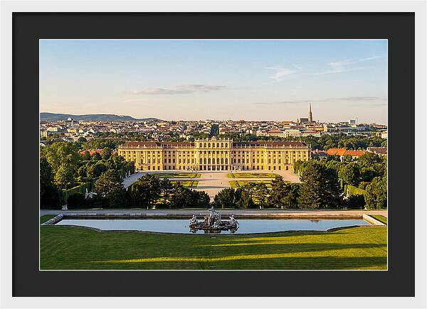 Vienna From Gloriette At Schonbrunn
