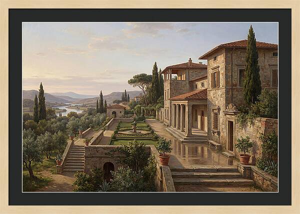 Villa Landscape Serenity