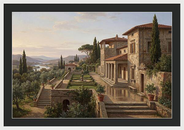 Villa Landscape Serenity
