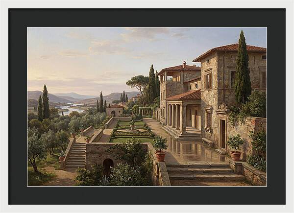 Villa Landscape Serenity