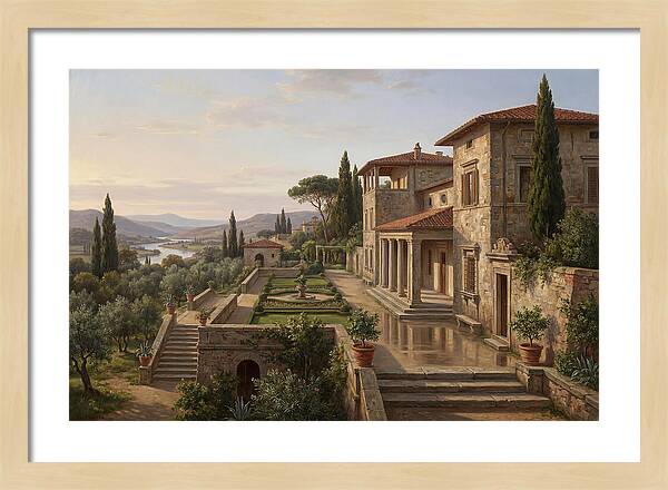 Villa Landscape Serenity