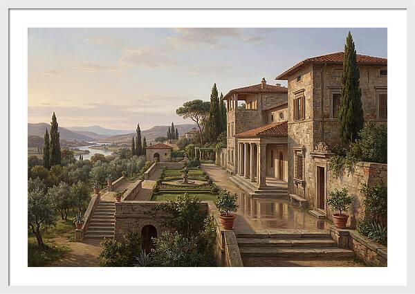 Villa Landscape Serenity