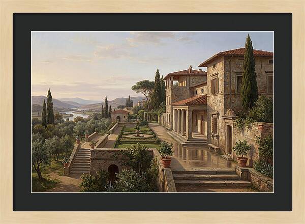 Villa Landscape Serenity