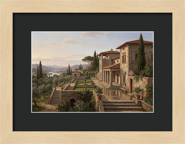 Villa Landscape Serenity