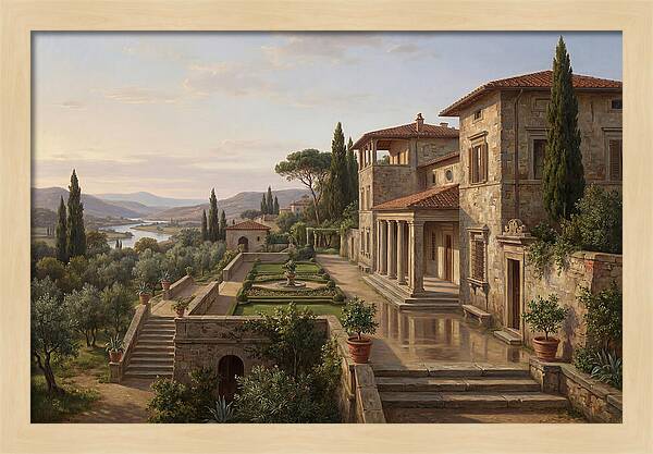 Villa Landscape Serenity