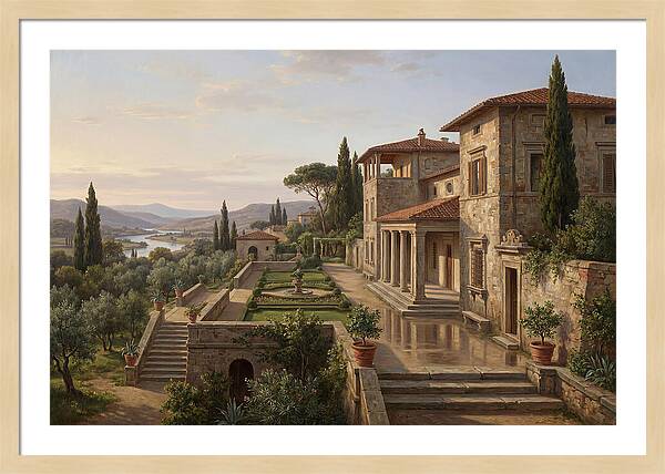 Villa Landscape Serenity
