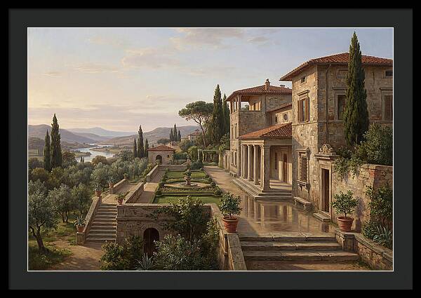 Villa Landscape Serenity