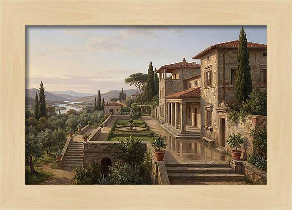 Villa Landscape Serenity