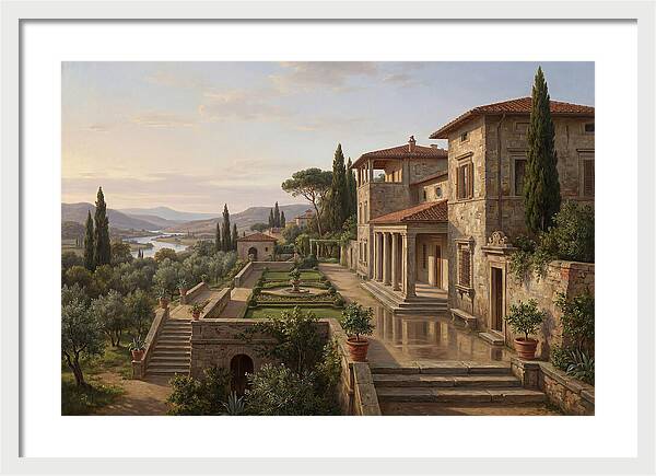 Villa Landscape Serenity