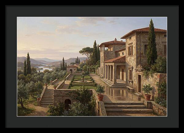 Villa Landscape Serenity