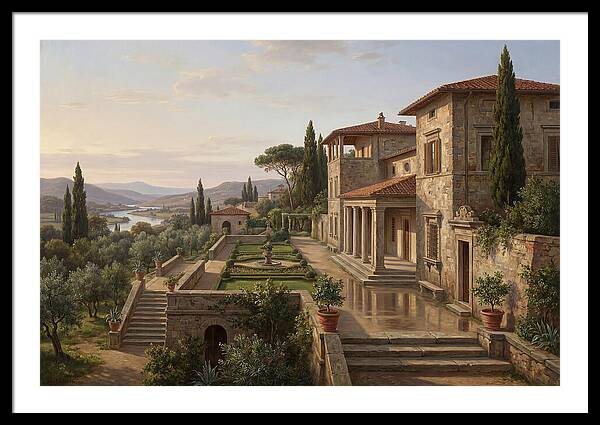 Villa Landscape Serenity