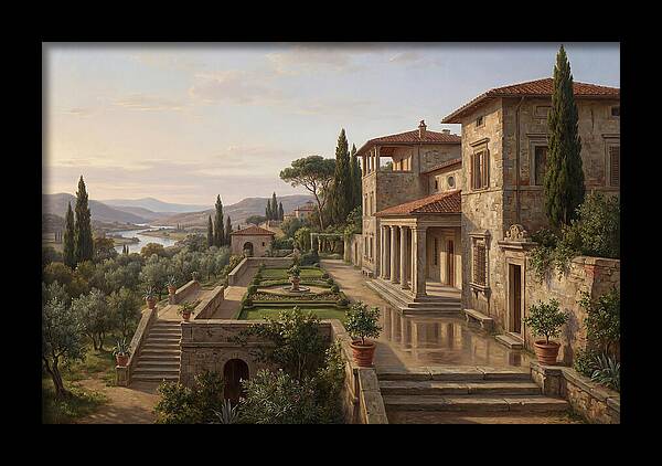 Villa Landscape Serenity