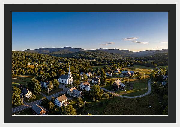 Village Serenity At Dusk
